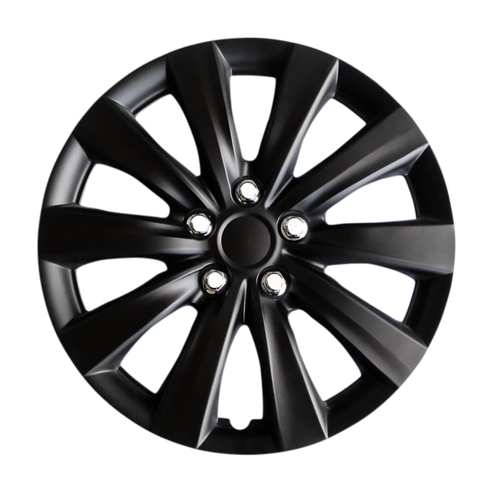 Wheel Covers 16 Black Set Of 4 PCS (D103816BK)
