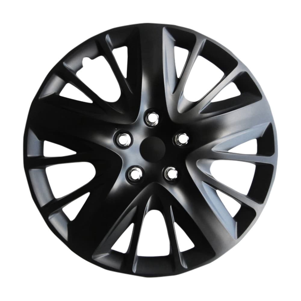 Wheel Covers 18 Black Set Of 4 PCS