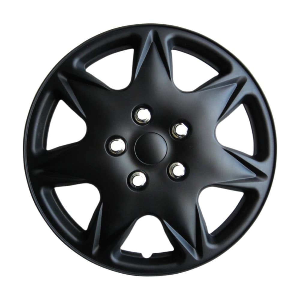 Wheel Covers 16 Black Set Of 4 PCS (D91516BK)