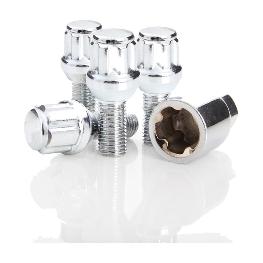 14x1.50 Radius Bolt Locks Shank 28mm Chrome