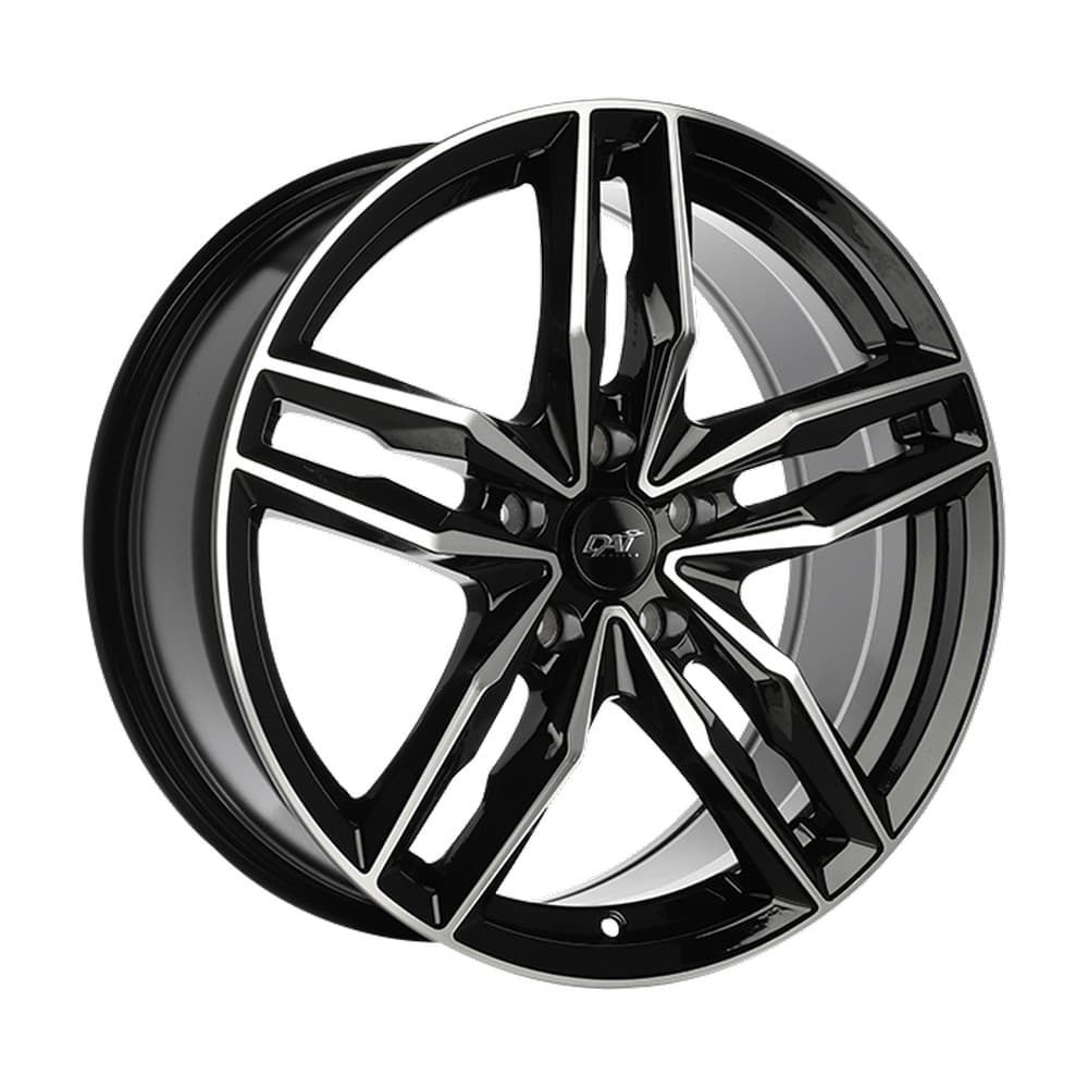 MODA 15×6.5 4x100 ET40 — Gloss Black - Machined Face