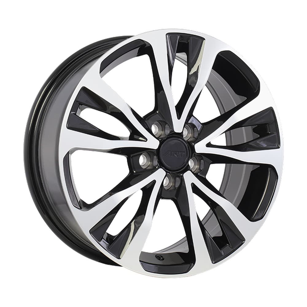 REPLICA 126 16×6.5 5x100 ET40 — Gloss Black - Machined Face