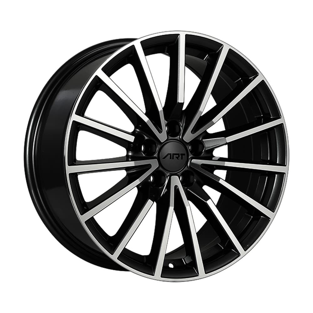 REPLICA 128 18×8.0 5x112 ET40 — Gloss Black - Machined Face