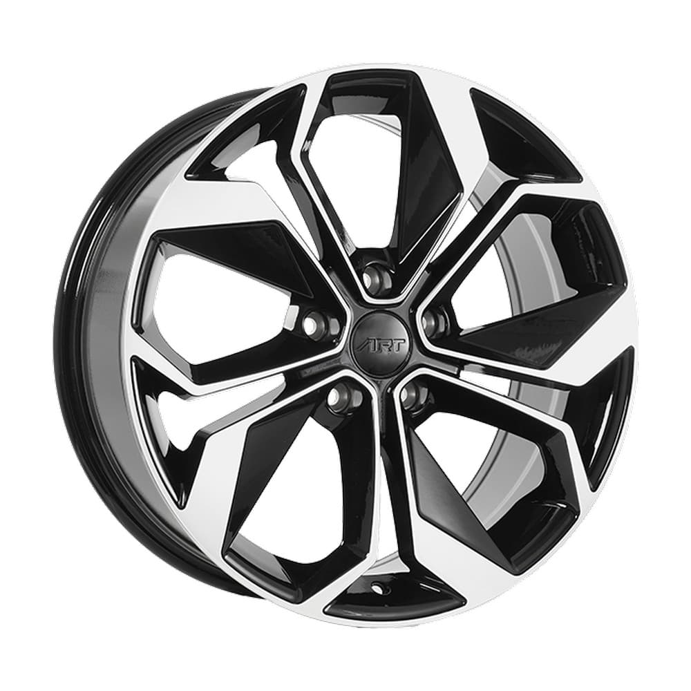 REPLICA 309 15×6.5 5x100 ET40 — Gloss Black - Machined Face