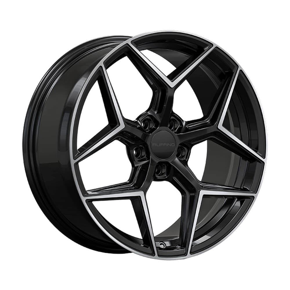 HANS 19×8.5 5x114.3 ET35 — Gloss Black - Machined Face