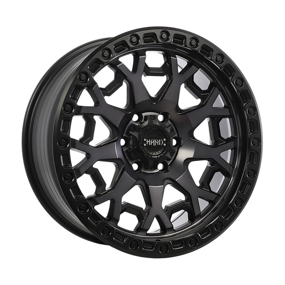 MIDNIGHT 18×9.0 6x139.7 ET15 — Satin Black - Machined Face - Smoked Clear