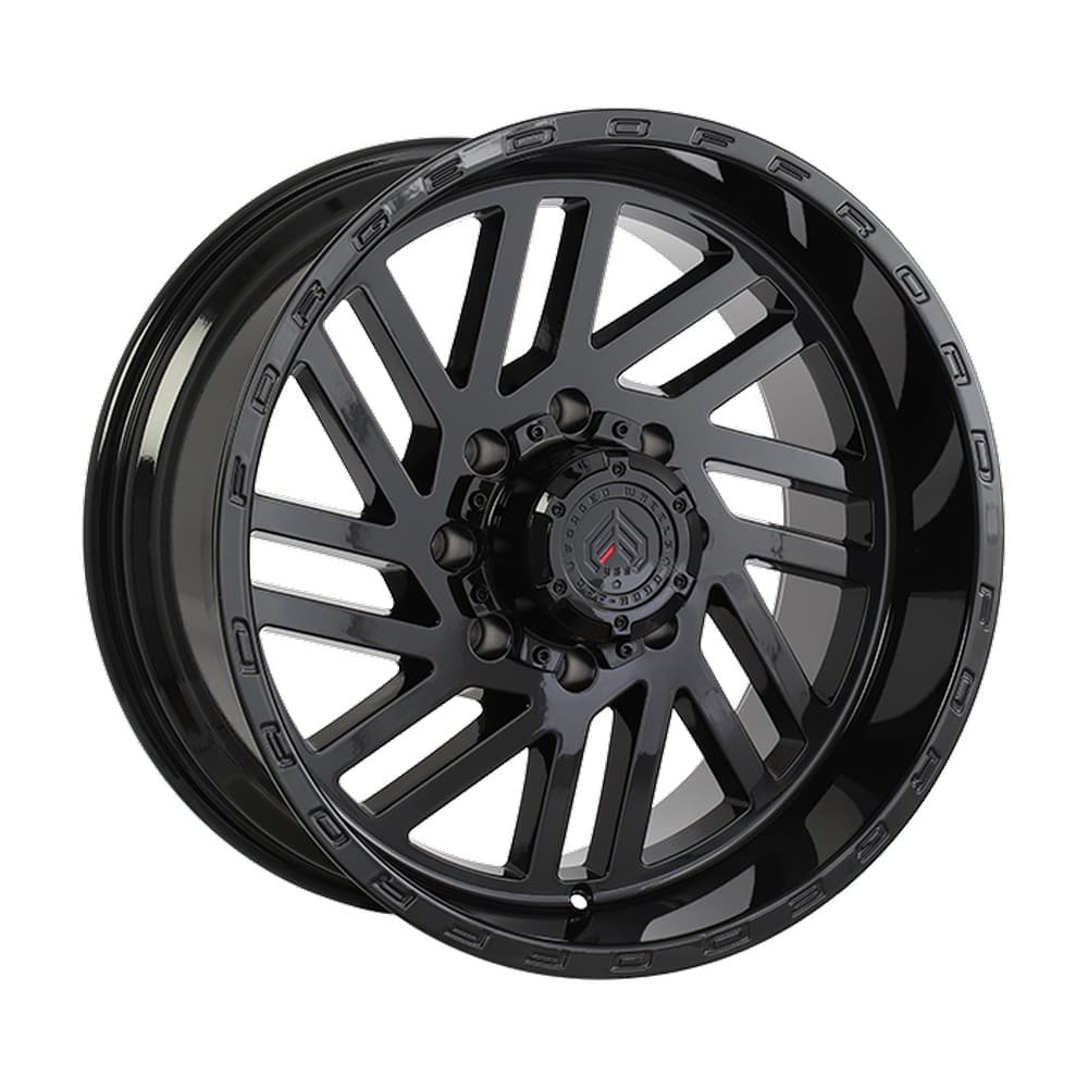 XR107 20×10.0 8x165.1 ET-12 — Gloss Black