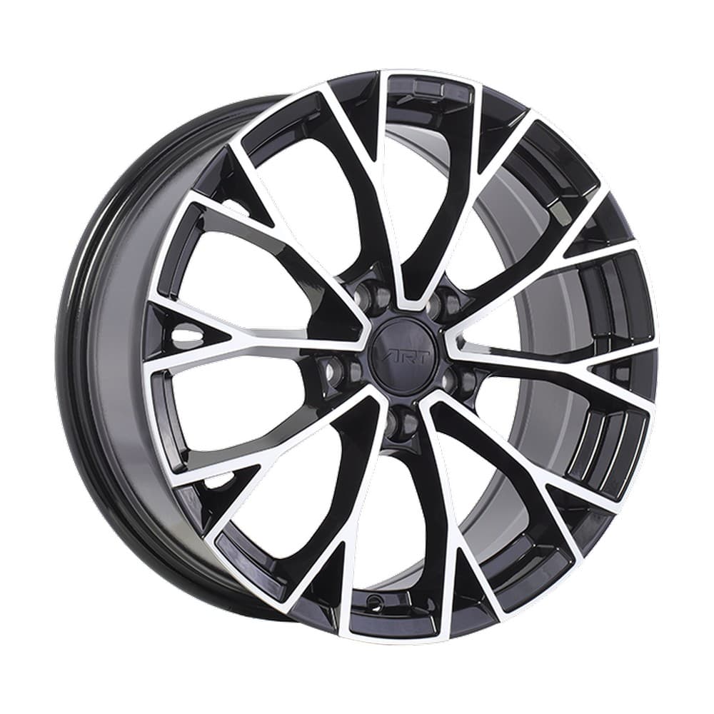 REPLICA 382 18×7.5 5x112 ET45 — Gloss Black - Machined Face