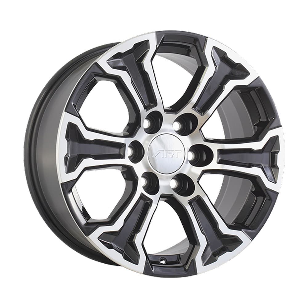 REPLICA 385 18×8.5 6x139.7 ET26 — Gloss Black - Machined Face