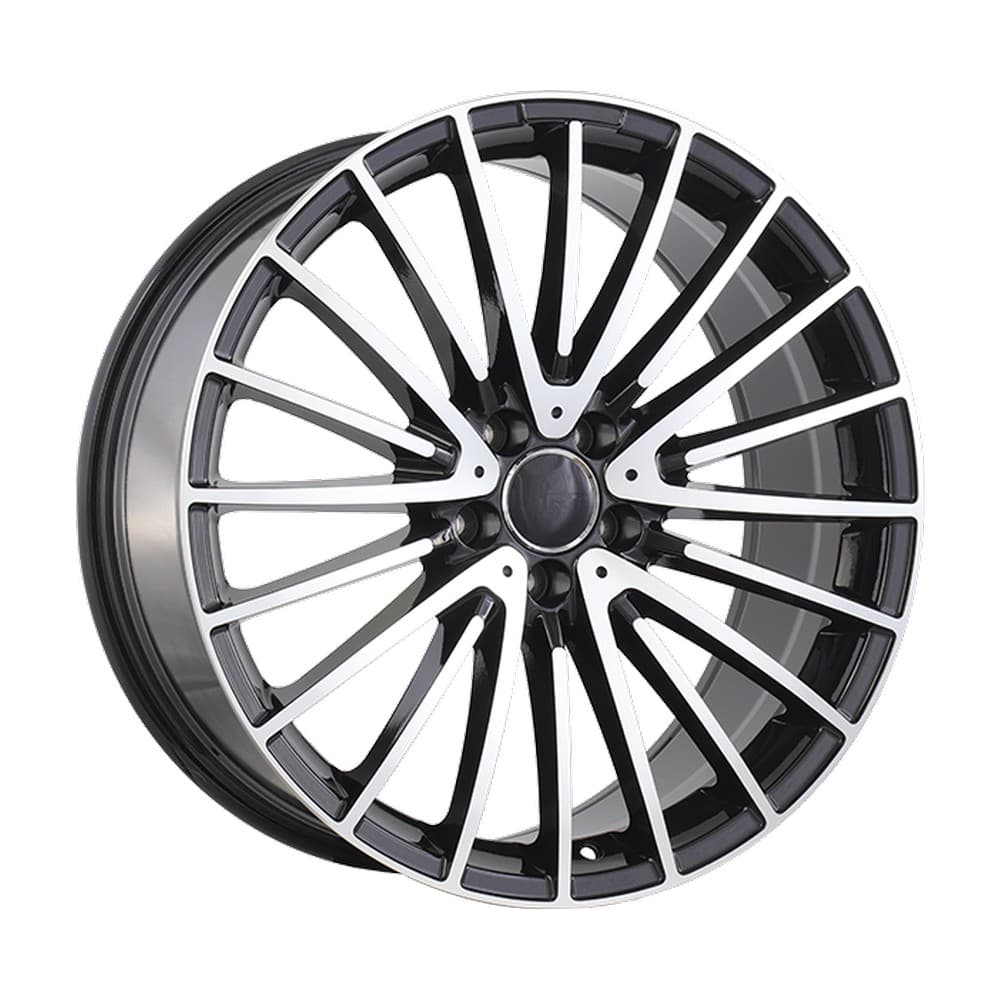 REPLICA 396 20×8.5 5x112 ET35 — Gloss Black - Machined Face