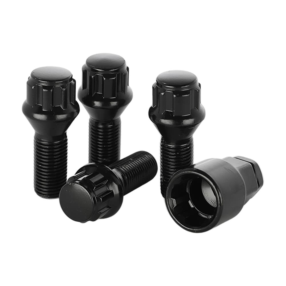 14x1.50 Bolt Locks Shank 27mm Black Chrome