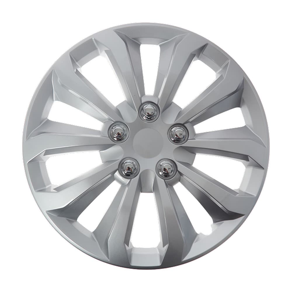 Wheel Covers 14 Silver Set Of 4 PCS