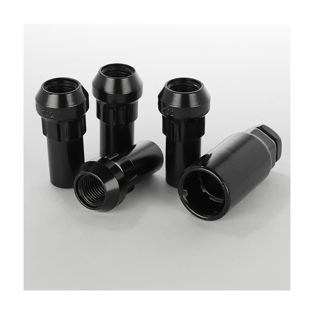 14x1.50 Acorn Locks Long 19/21mm Black