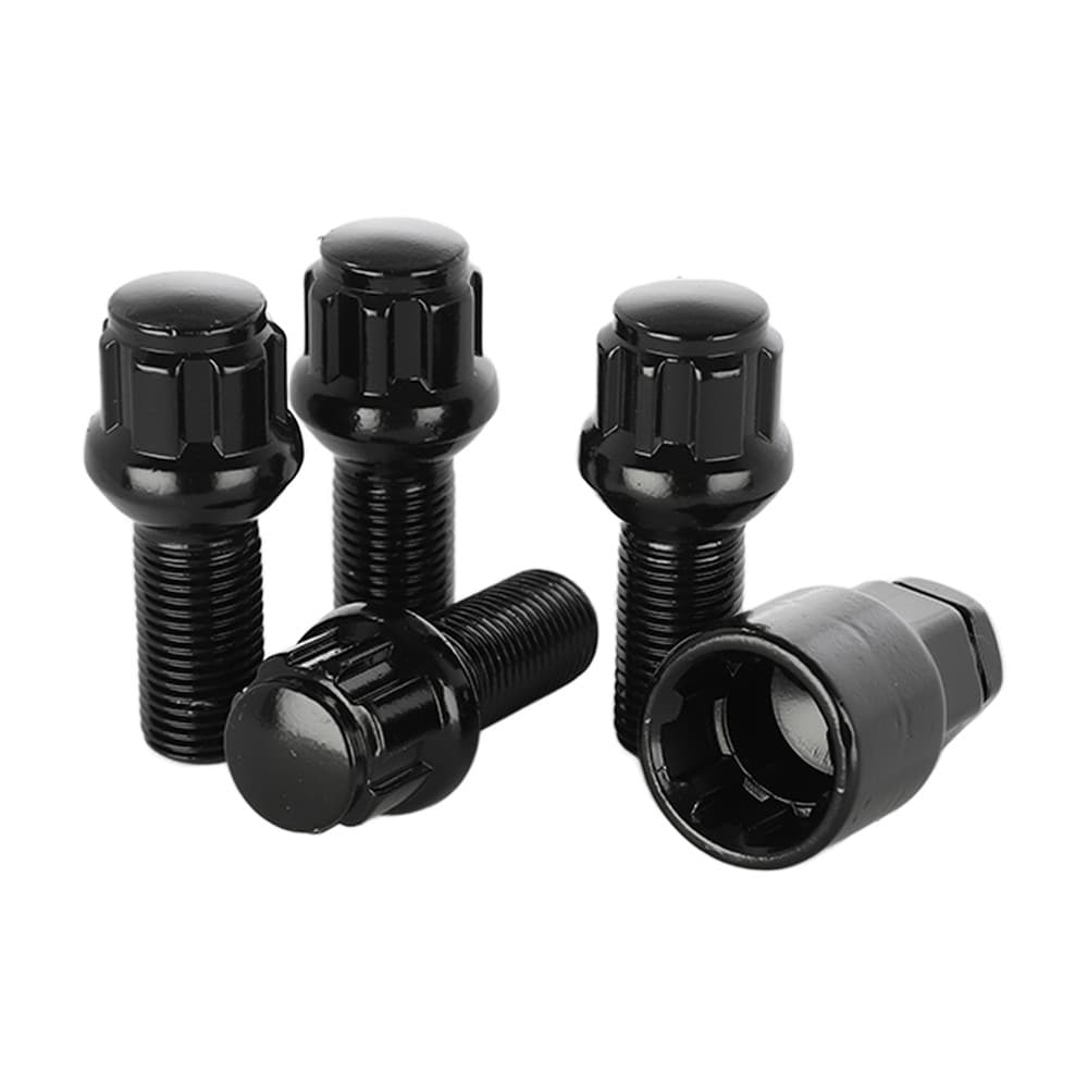 14x1.50 R13 Bolt Locks 28mm Blk Ch
