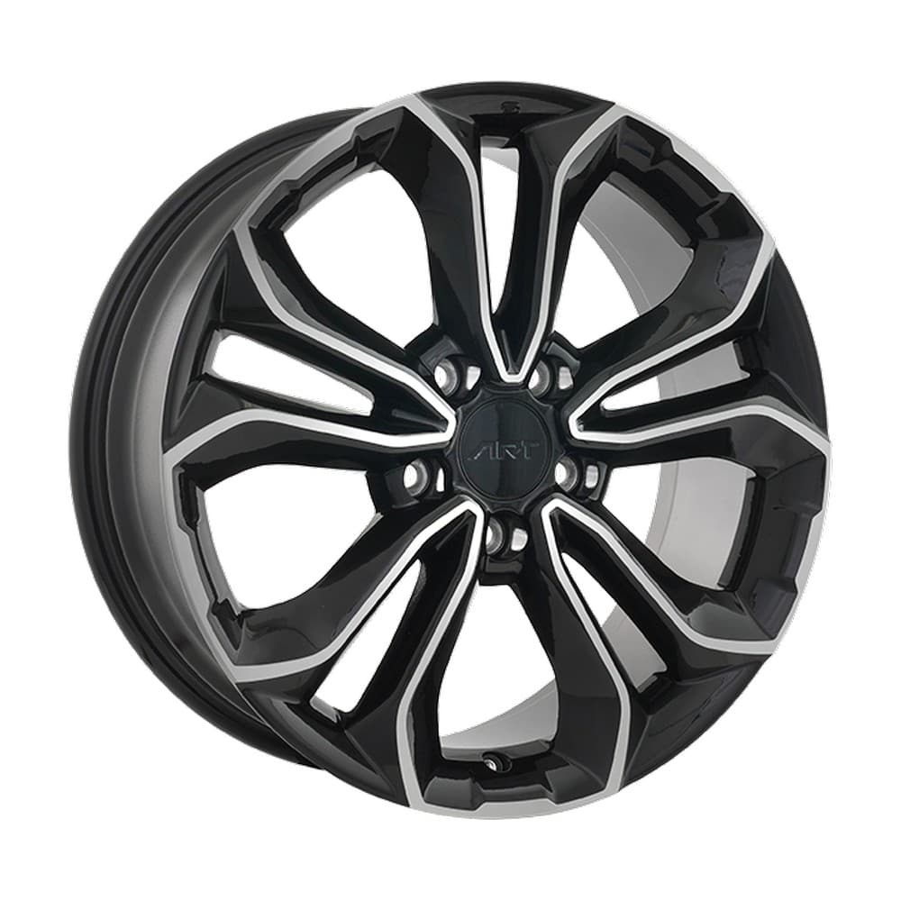 REPLICA 301 18×7.5 5x120 ET45 — Gloss Black - Machined Face