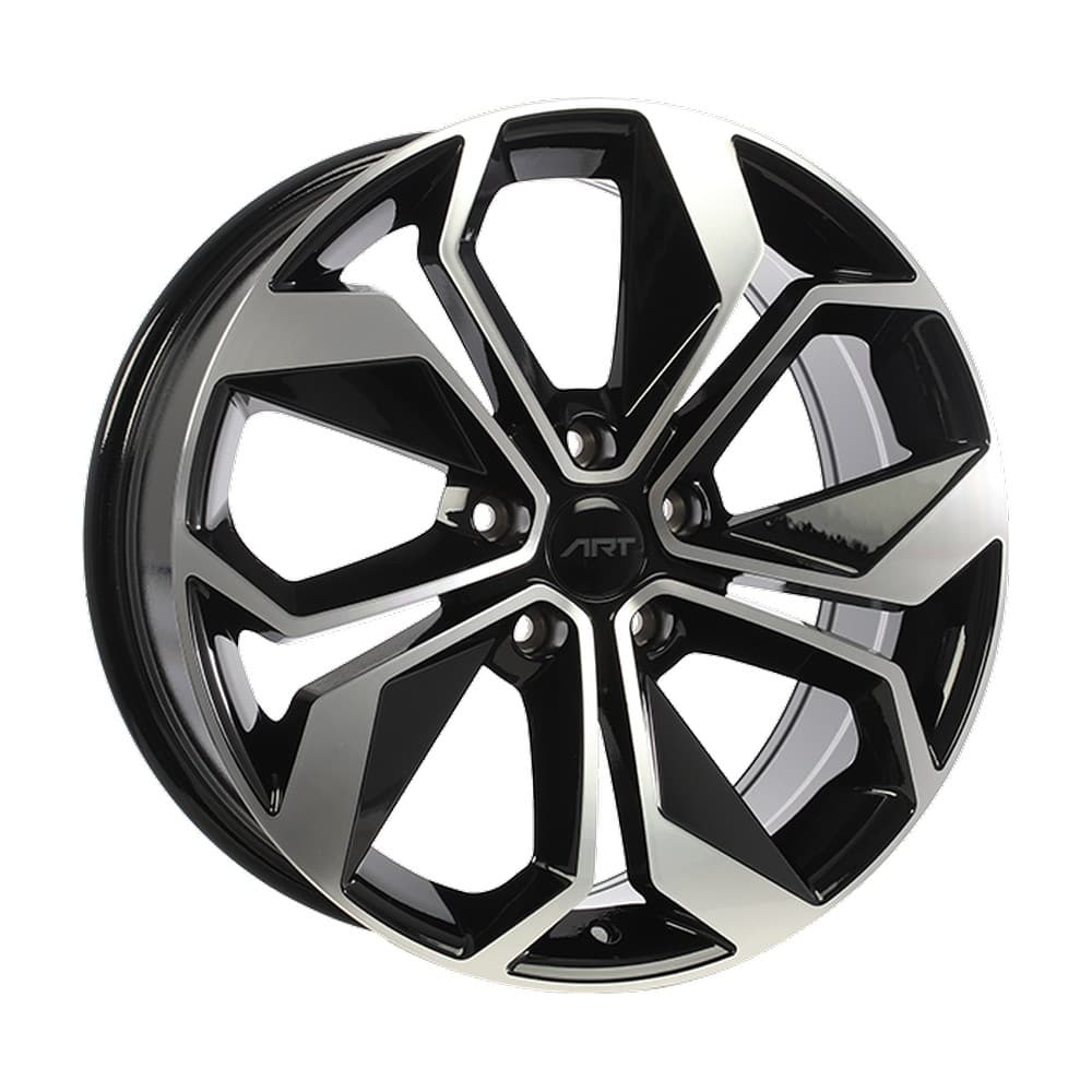 REPLICA 309 17×7.0 5x115 ET35 — Gloss Black - Machined Face