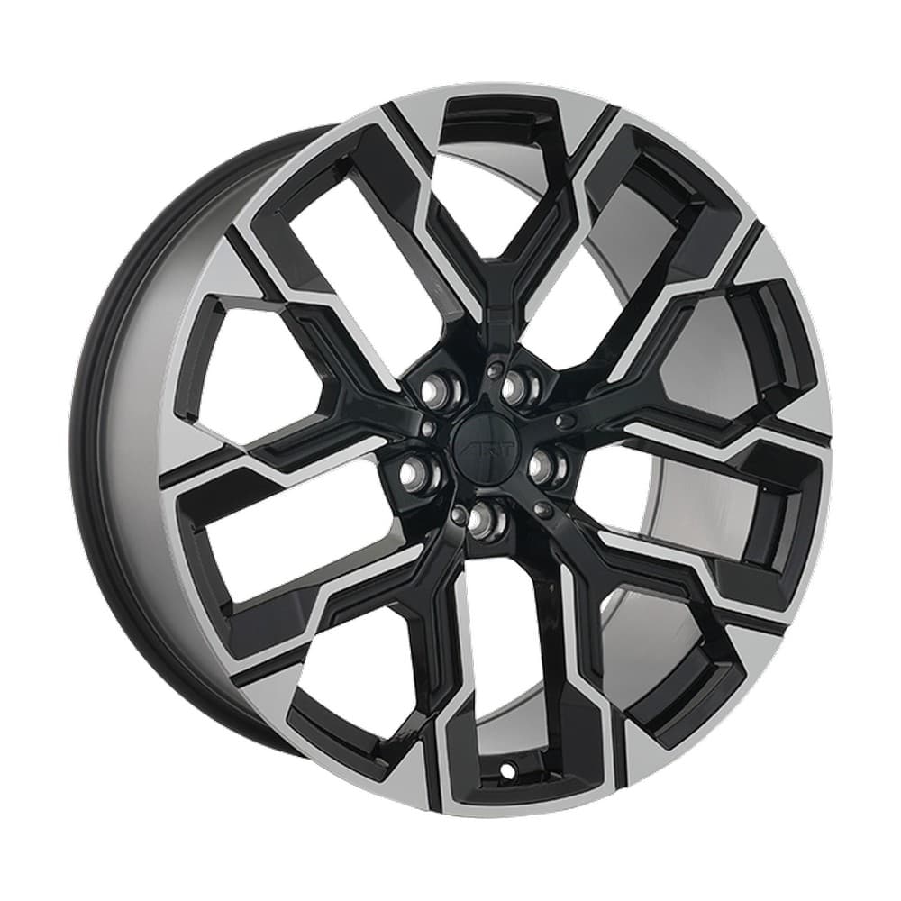 REPLICA 400 20×9.0 5x112 ET26 — Gloss Black - Machined Face