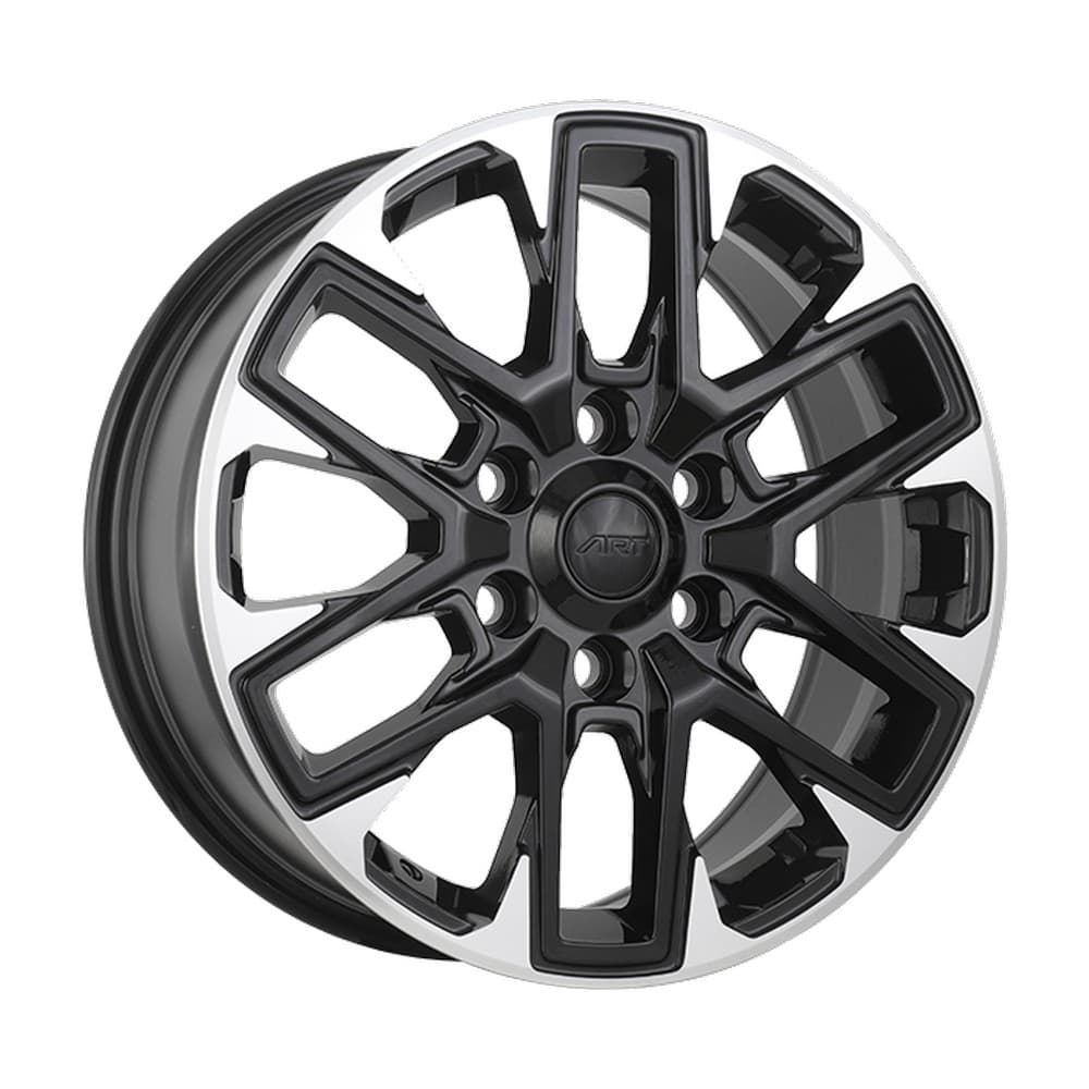 REPLICA 409 18×7.5 6x139.7 ET45 — Gloss Black - Machined Face