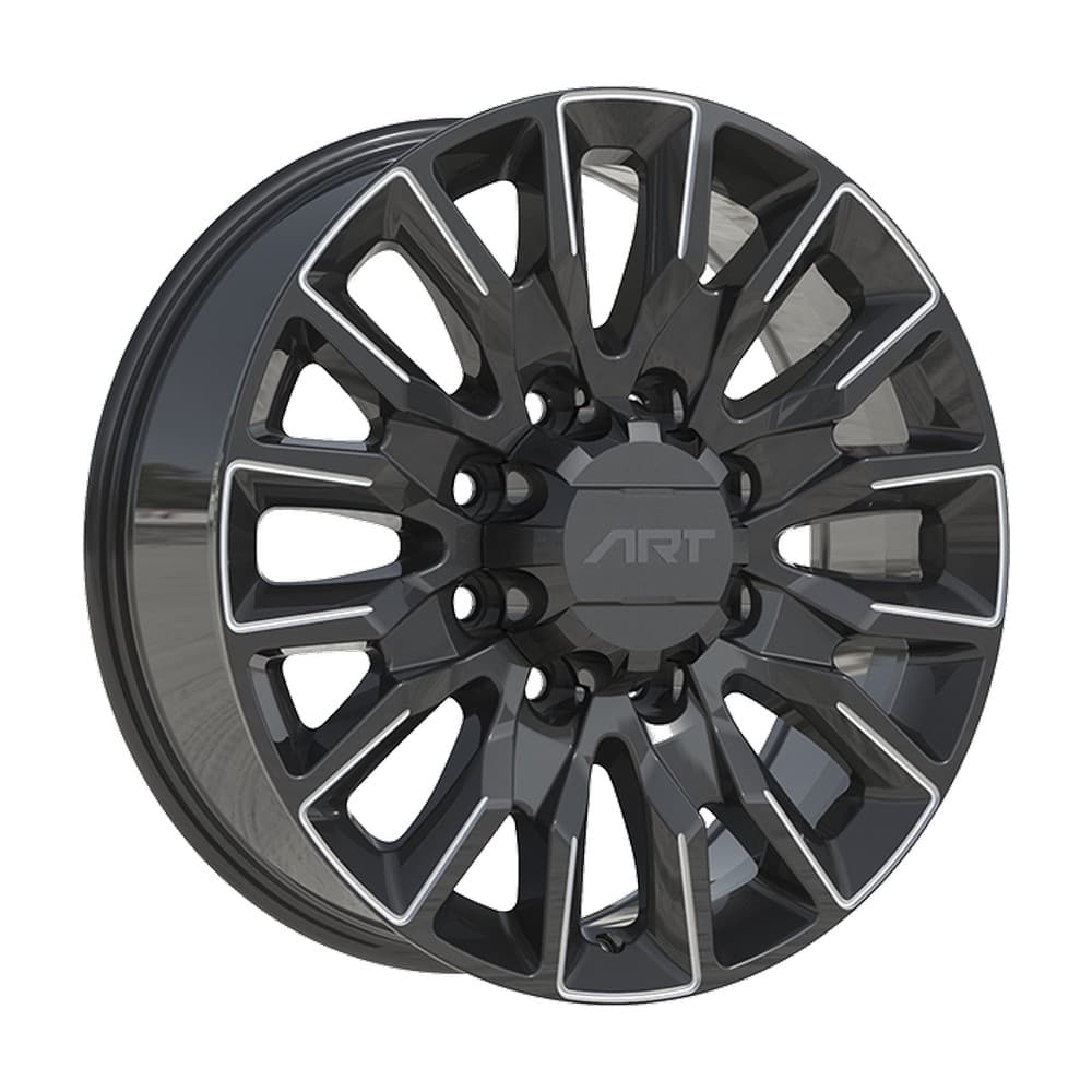 REPLICA 414 20×8.5 8x165.1 ET18 — Gloss Black - Milled Edge