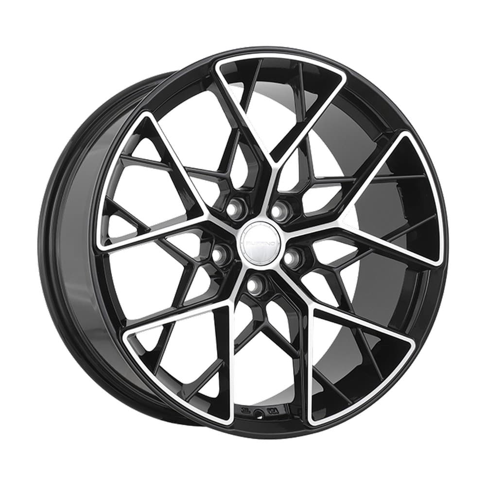 CORSA 16×7.0 5x114.3 ET40 — Gloss Black - Machined Face
