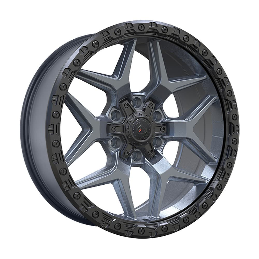 XR13 20×9.0 6x135/6x139.7 ET15 — Satin Gray - Black Lip