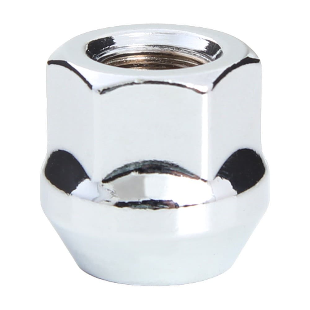 12x1.50 Open End Bulge 19mm Chrome