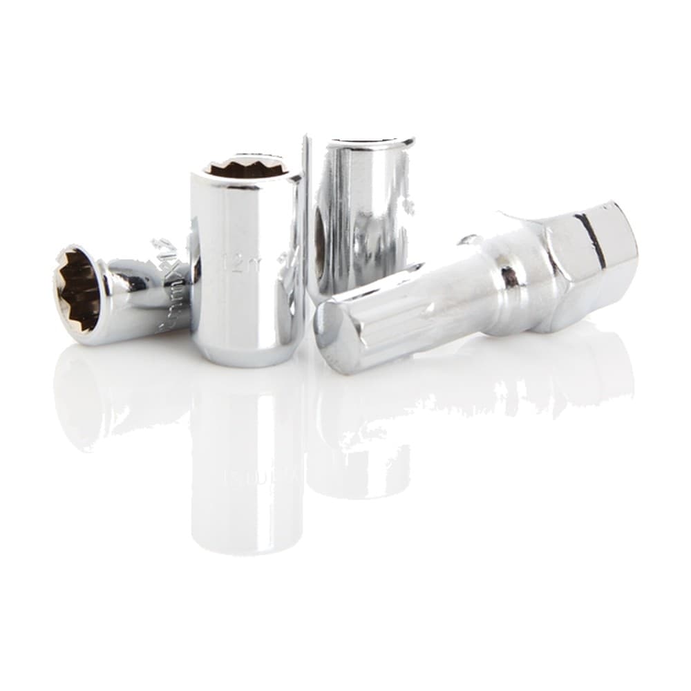 12x1.25 Tuner Locks 19/21mm Chrome