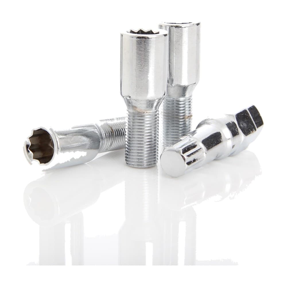 12x1.50 Tuner Bolt Locks Shank 24mm Chrome