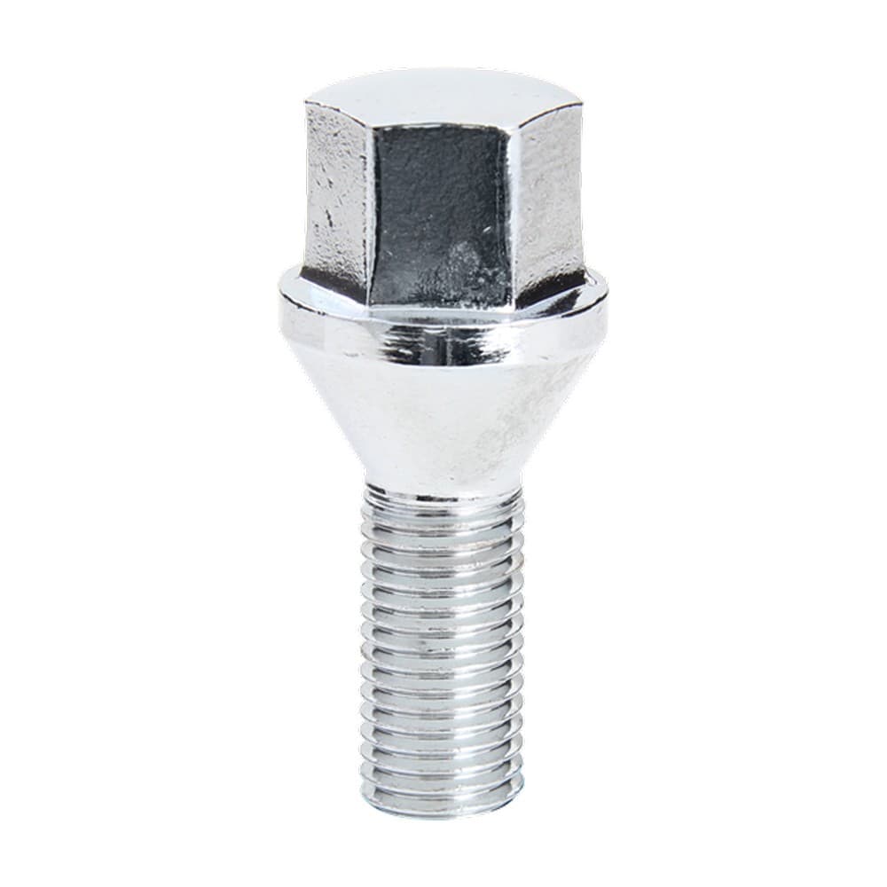 14x1.25 Bolt 17mm Shank 28mm Chrome