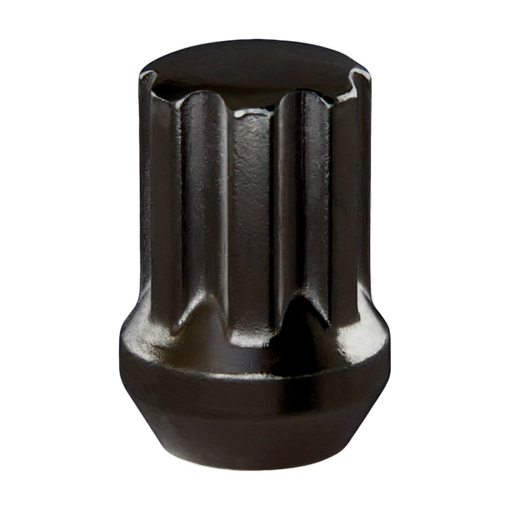 14x2.00 Spline Nut 7 Spline Black