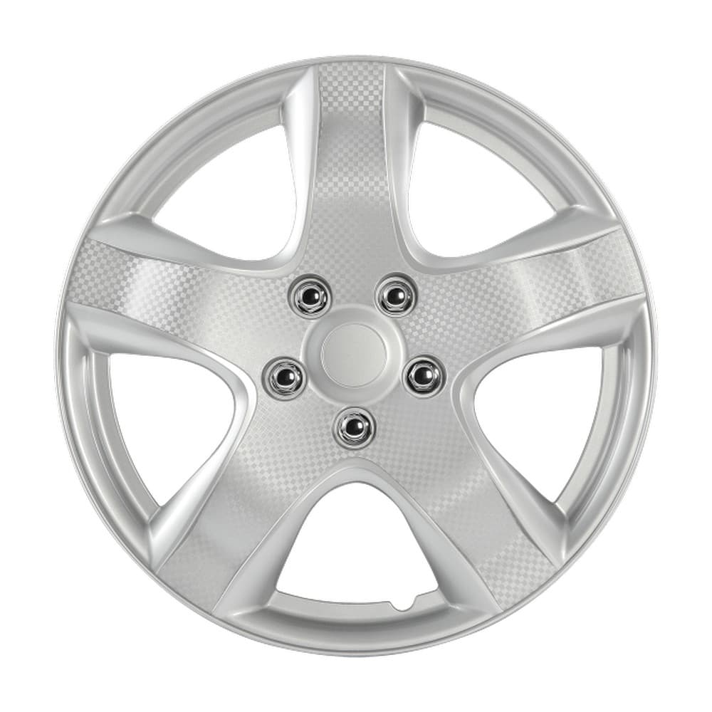 Wheel Covers 18 Silver Set Of 4 PCS