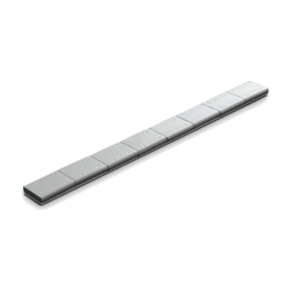 Regular Grey Stick-on Wheel Weights 48 Strips Of 6 Segments Of 1/2 Oz Made Of Steel