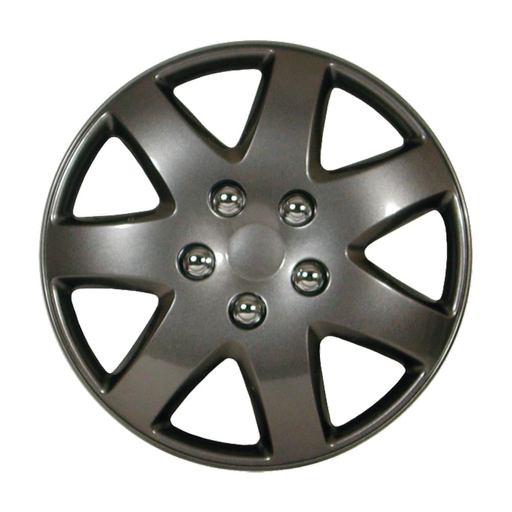 Wheel Covers 15 Sparkling Black Set Of 4 PCS