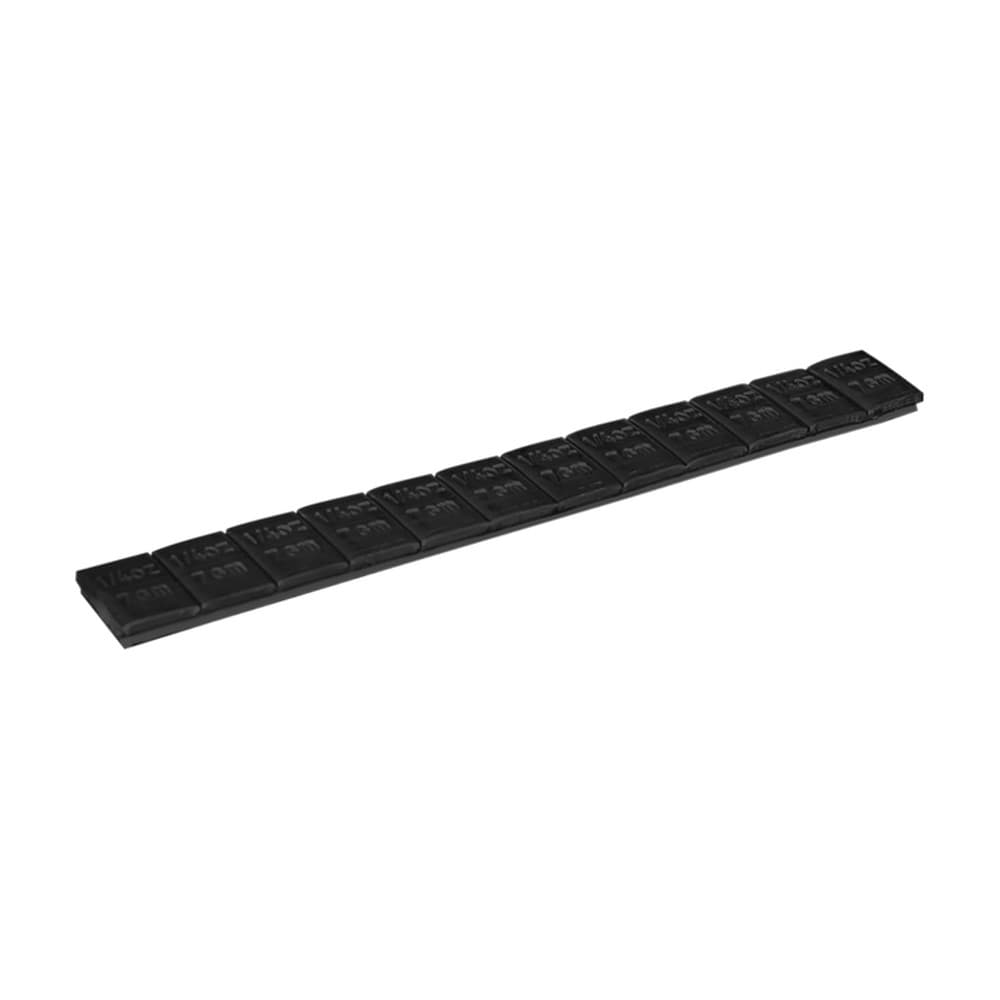 Regular Black Stick-on Wheel Weights 48 Strips Of 6 Segments Of 1/2 Oz Made Of Steel