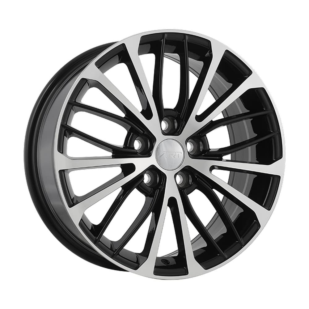 REPLICA 163 17×7.0 5x114.3 ET35 — Gloss Black - Machined Face