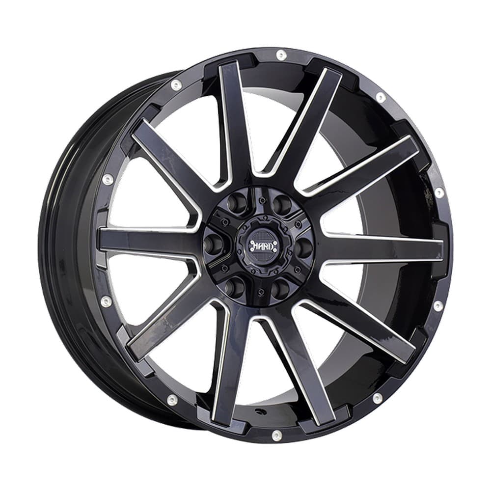 SINNER 20×9.0 6x135/6x139.7 ET0 — Gloss Black - Milled Edge