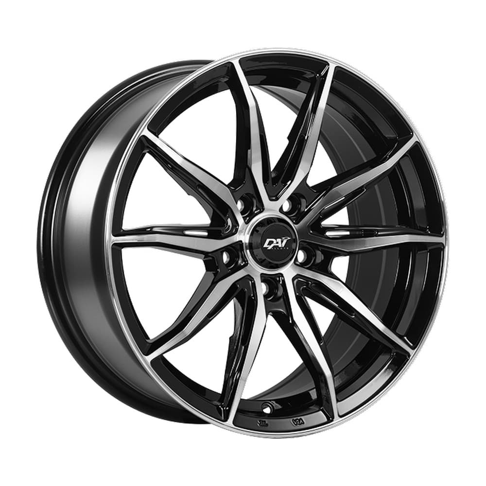 FRANTIC 15×6.5 5x114.3 ET38 — Gloss Black - Machined Face