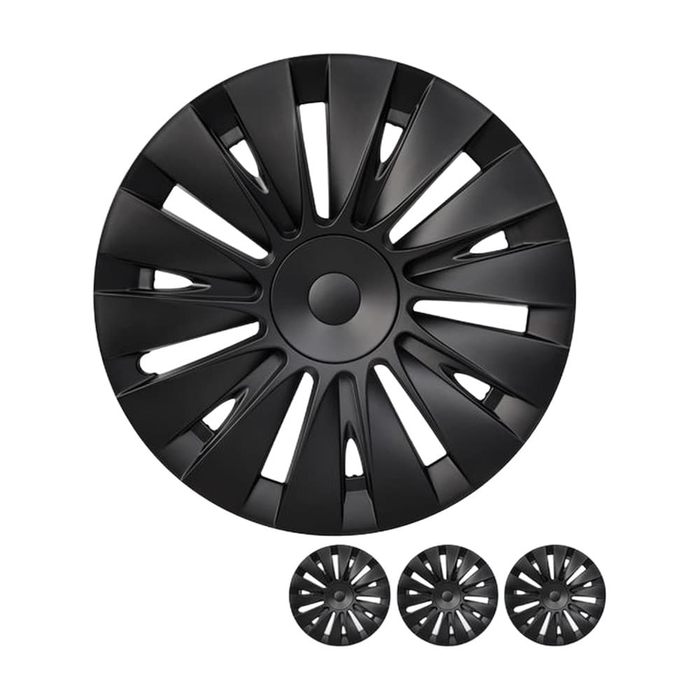 Tesla Model Y Wheel Covers 19 Inch, Matte Black