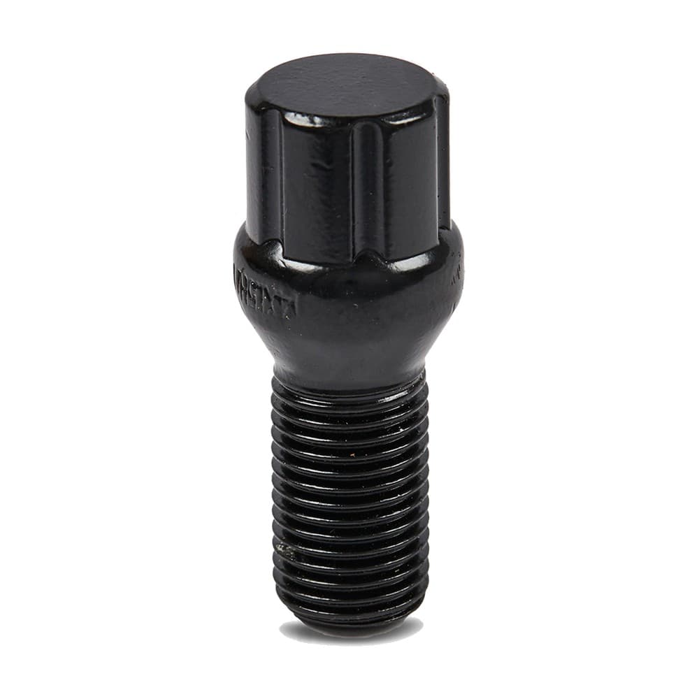 14x1.50 6-Spline Bolt 60 24mm Blk Ch