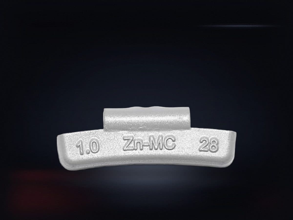 CK Auto MC-Series Zinc Clip-On Wheel Weights, 0.25oz, 25pcs per case