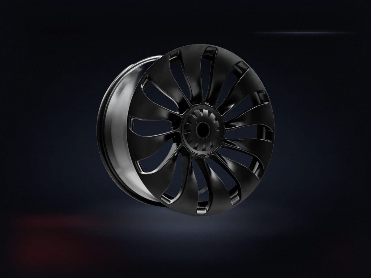 SuperSpeed Alloy Wheel 20×9.5 5x114.3 ET40 — Matt Black - Tesla Model Y