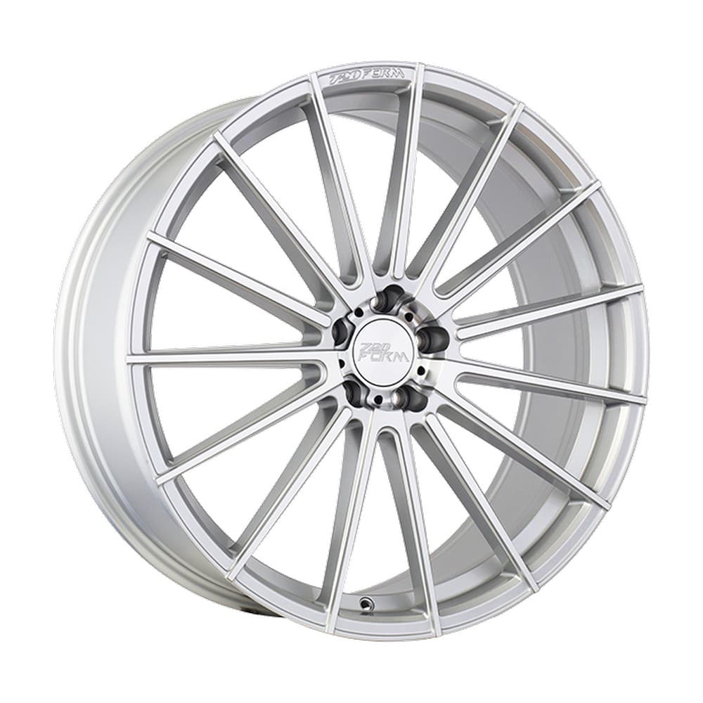 FF12 20×9.0 5x112 ET25 — Silver - Machined Face