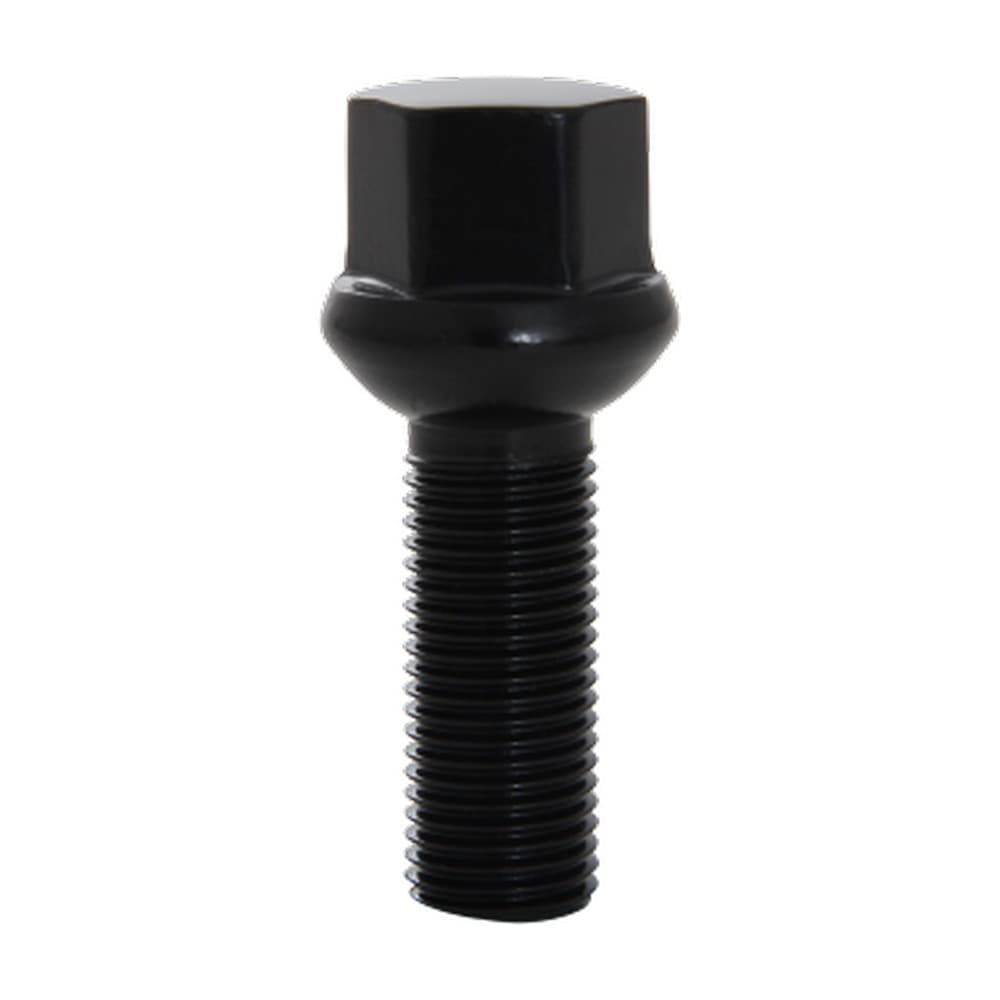14x1.25 Bolt Radius R14 17mm Shank 28mm Black