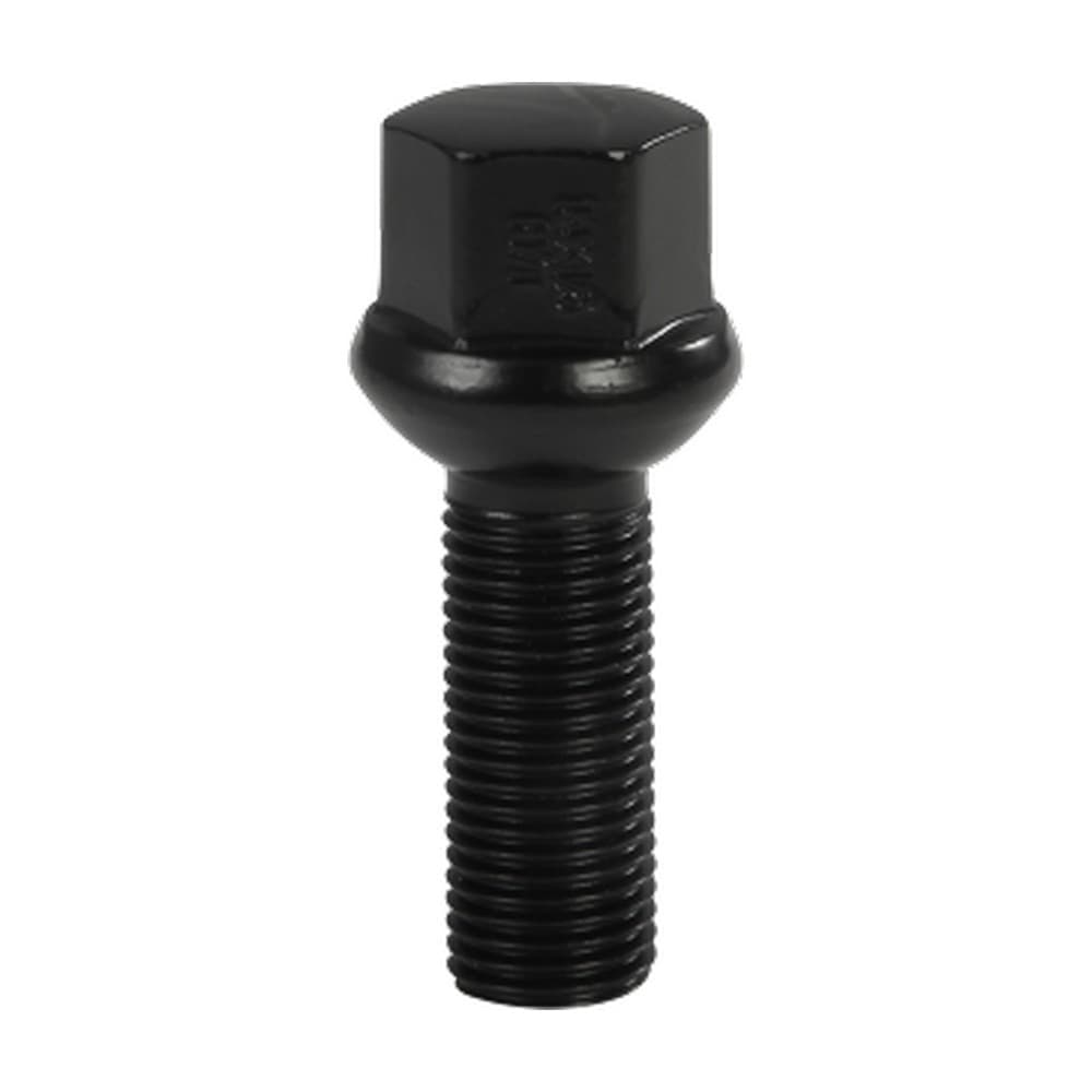 14x1.50 Bolt Radius R14 19mm Shank 28mm Black Chrome
