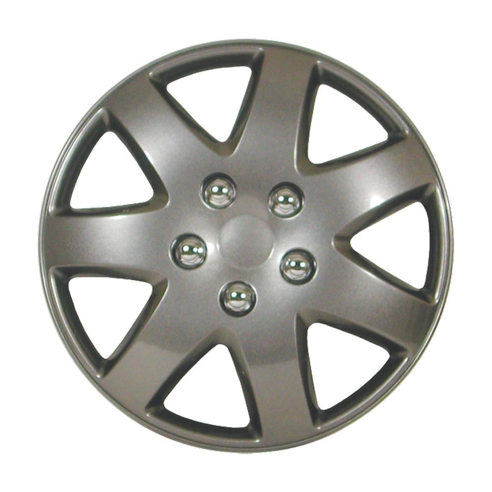 Wheel Covers 15 Classic Silver Set Of 4 PCS