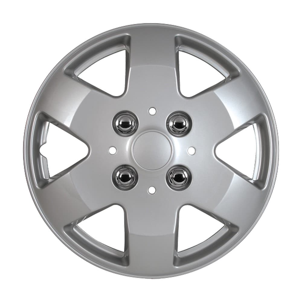 Wheel Covers 14 Silver Set Of 4 PCS
