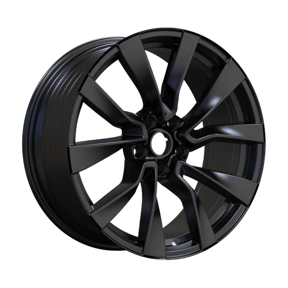 Ikon Alloy Wheel 18×8.5 5x114.3 ET35 — Matt Black - Direct Fit Tesla